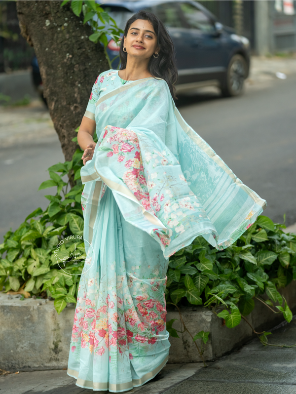Shriya-Aquamarine