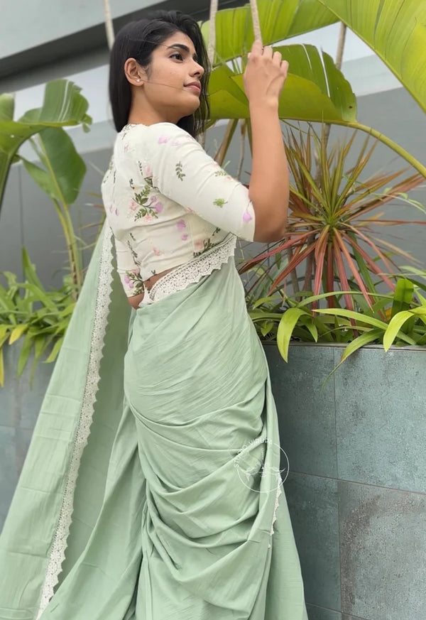 Multicolour Floral Blouse ft nethra (Only blouse )