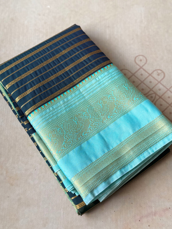 Semi Kanchi Silk Saree