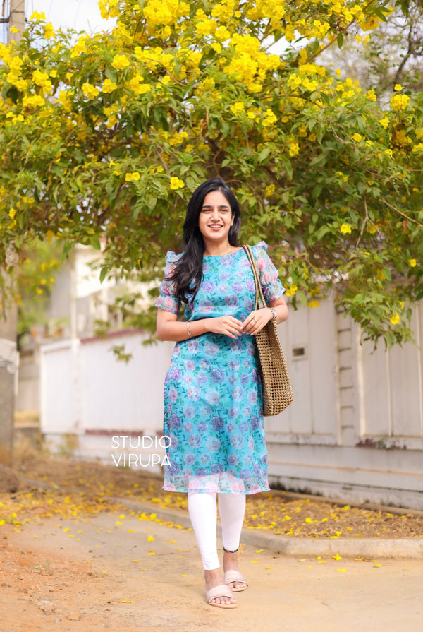 Organza Kurta