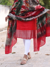 Mangalgiri Silk - Kurta + Dupatta