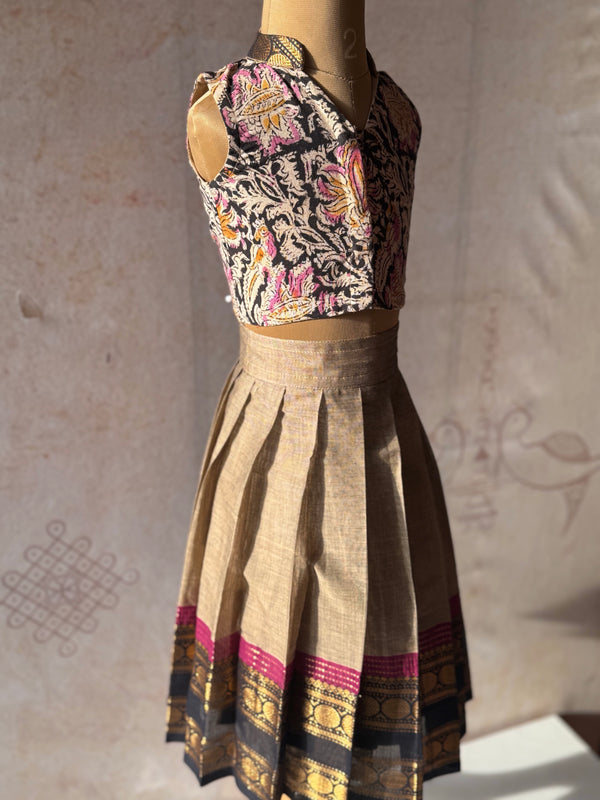Dheerga- Crop top and skirt