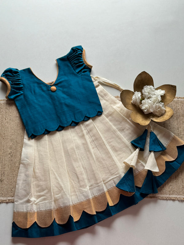 Arshi Crop top and skirt - Onam edit