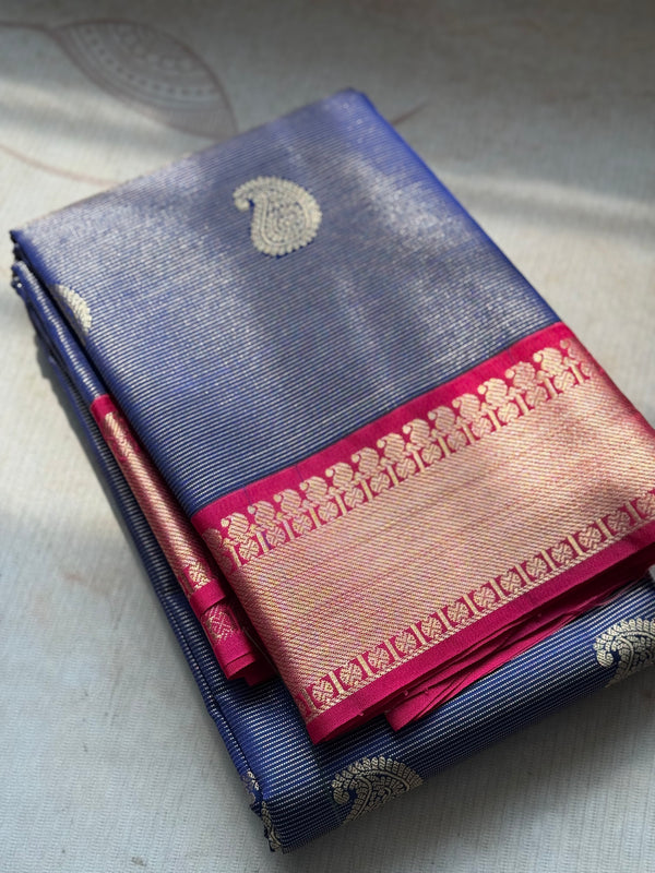 Semi Kanchi Silk Saree - Express