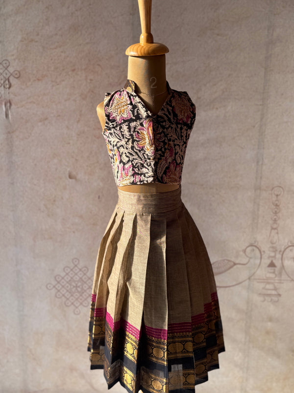 Dheerga- Crop top and skirt