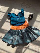 Rivah - Kids Banarasi Corset Top & Sharara Pants