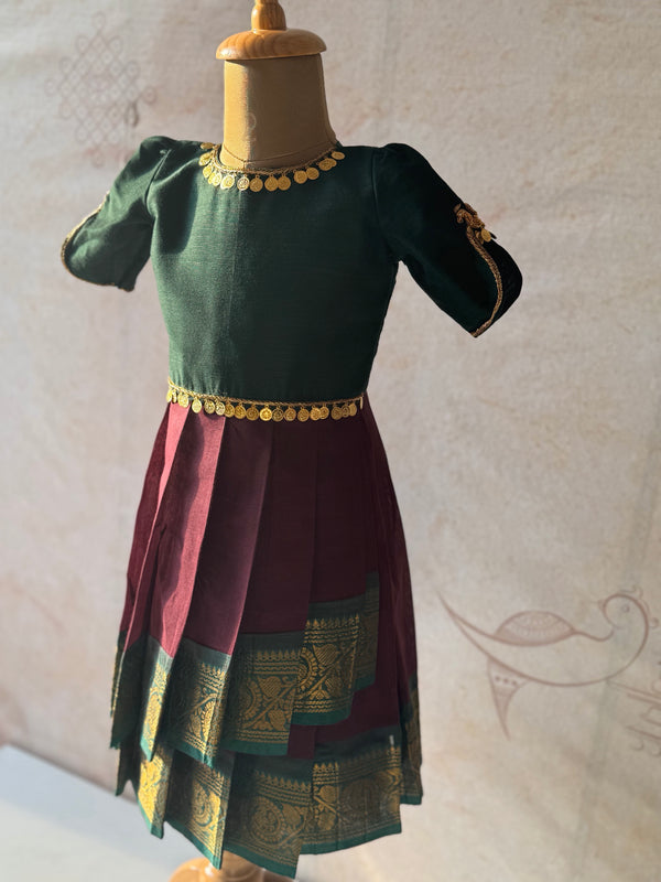 Aarna Overlapped Bodice Skirt and Top