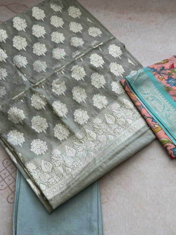 Alanah - Banarasi Unstitched Salwar Material