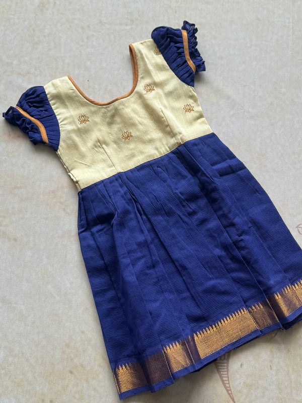 Mangalgiri Cotton Kids Frock - Onam FastTrack