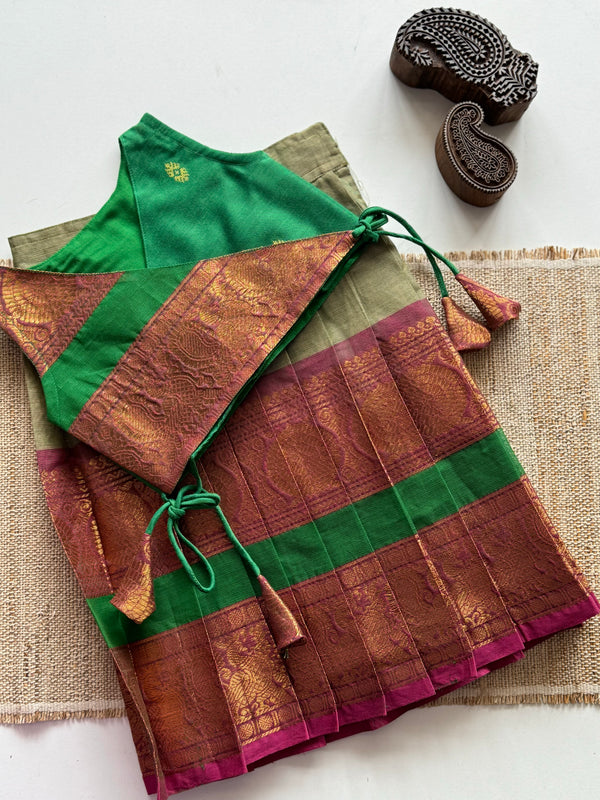 Angarkha Crop top and skirt - Festive Collection Express