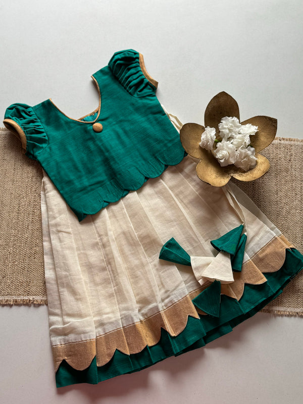 Arshi Crop top and skirt - Onam edit