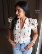 Floral Embroidered Shirt
