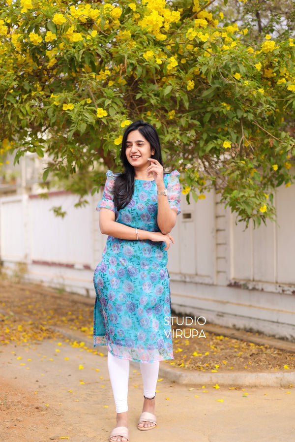 Organza Kurta