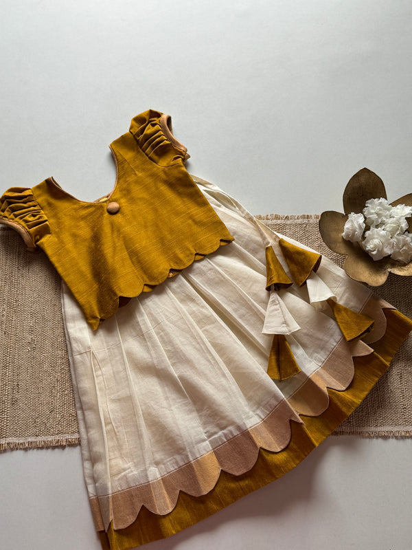 Arshi Crop top and skirt - Onam edit