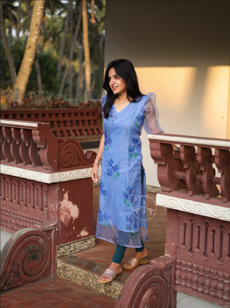 Shop now our Organza Kurta exclusively at Studio Virupa