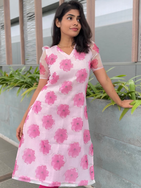 Organza Kurta