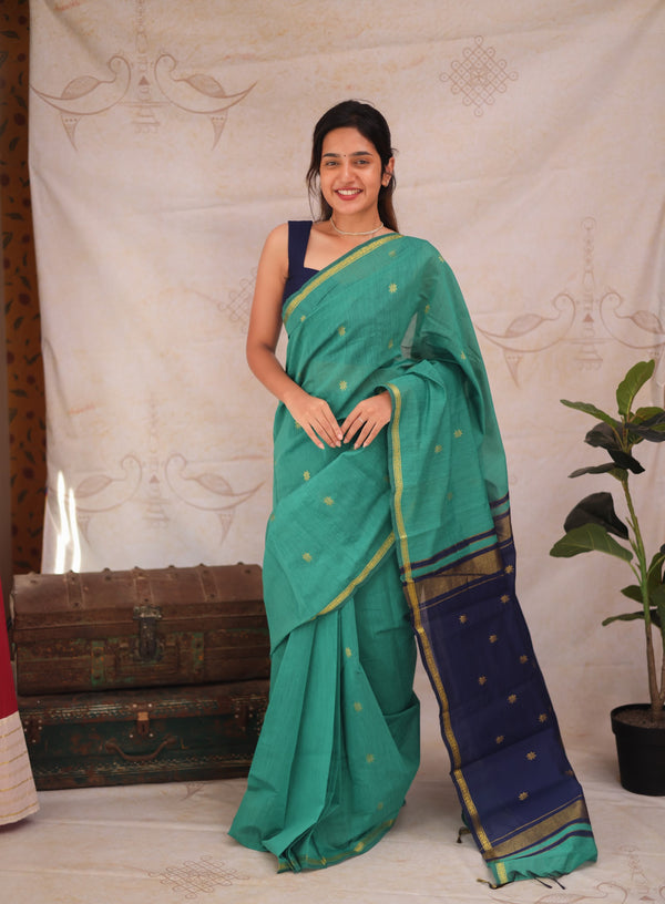 Maheshwari Silk Cotton Saree