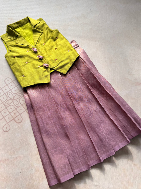 Mayizhini - Crop top and Skirt Festive Edit Express