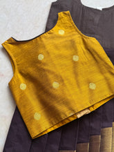 Chettinad cotton overlapped Skirt with bodice top