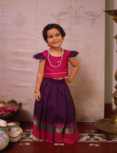 Chettinad cotton Crop top and skirt - Festive Collection Express