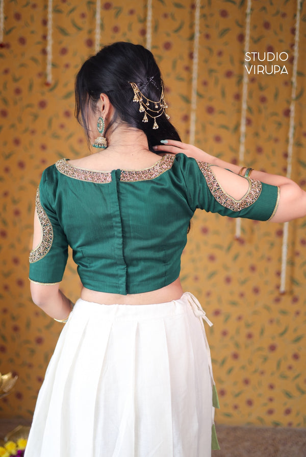 Anshi- Crop top and skirt
