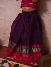 Chettinad cotton Crop top and skirt - Festive Collection Express