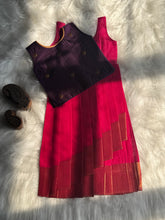 Chettinad cotton overlapped Skirt with bodice top-express