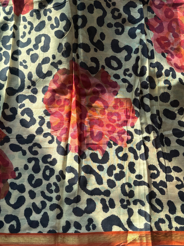 Pure Cotton Digital Print Saree