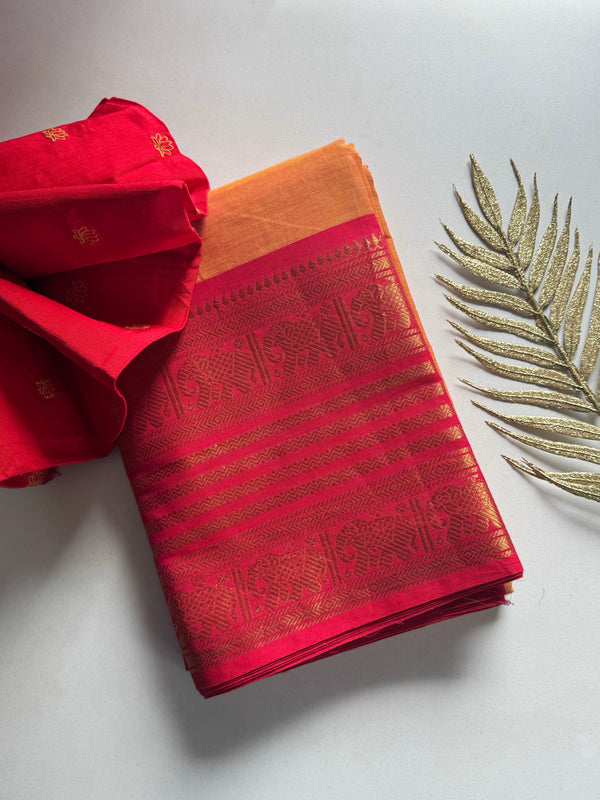 Chettinad Cotton Saree - Festive Collection