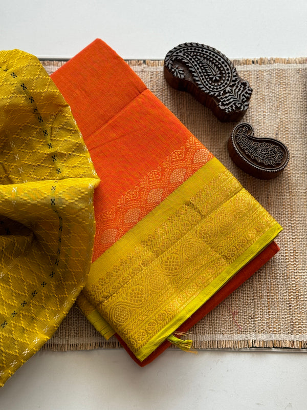 Chettinad Cotton Saree - Festive Collection