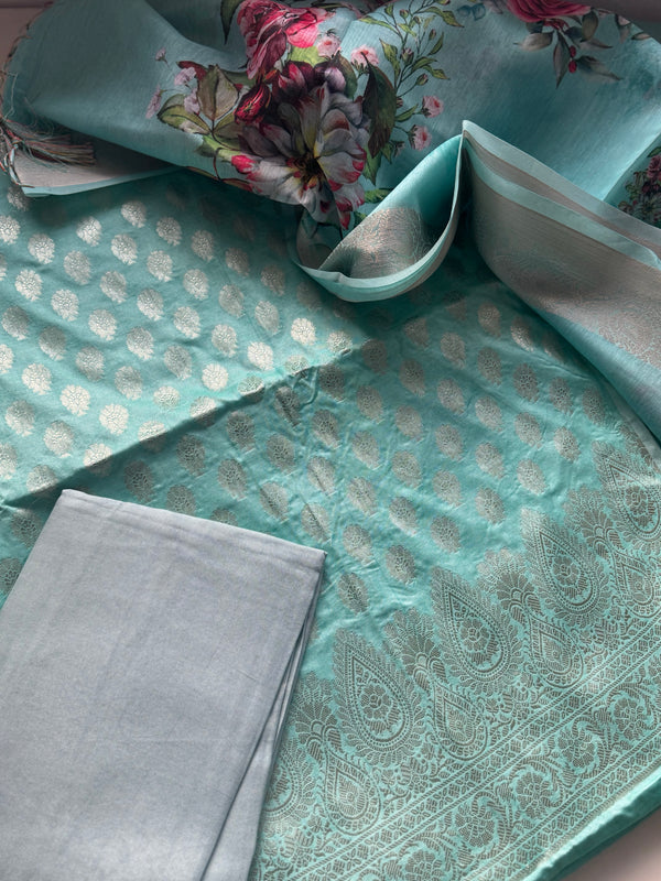 Alanah - Banarasi Unstitched Salwar Material
