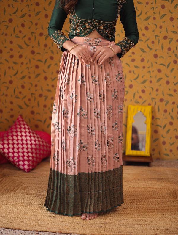 Women Crop Top & Skirt  - Festive Styles Express