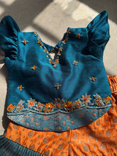 Rivah - Kids Banarasi Corset Top & Sharara Pants