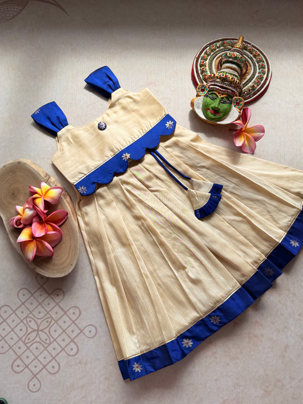 Naya Crop Top and Skirt - Onam Edit