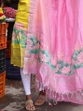 Mangalgiri Silk - Kurta + Dupatta with Applique Express