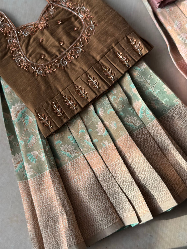 Mukhila - Crop top and Skirt Festive Edit Express