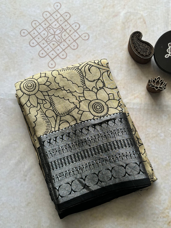 Chennuri Silk Outline Pen Kalamkari