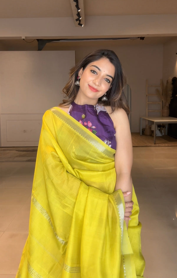 Mangalgiri Semi Silk Saree