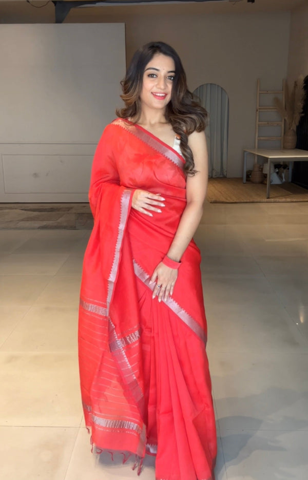 Mangalgiri Semi Silk Saree