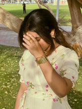 Multicolour Floral Embroidered Dress