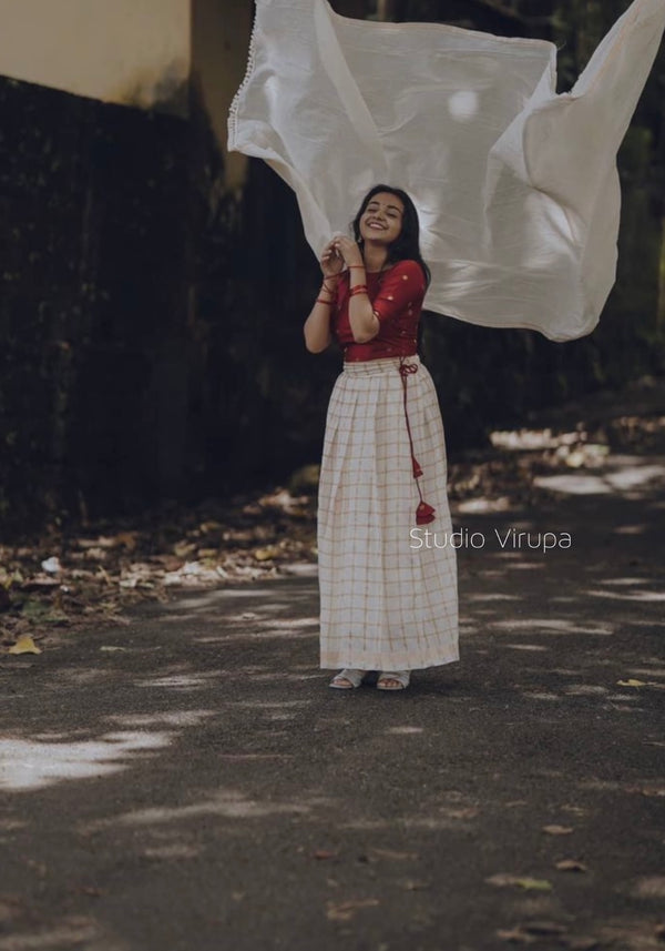 Lavanyam- crop top and skirt