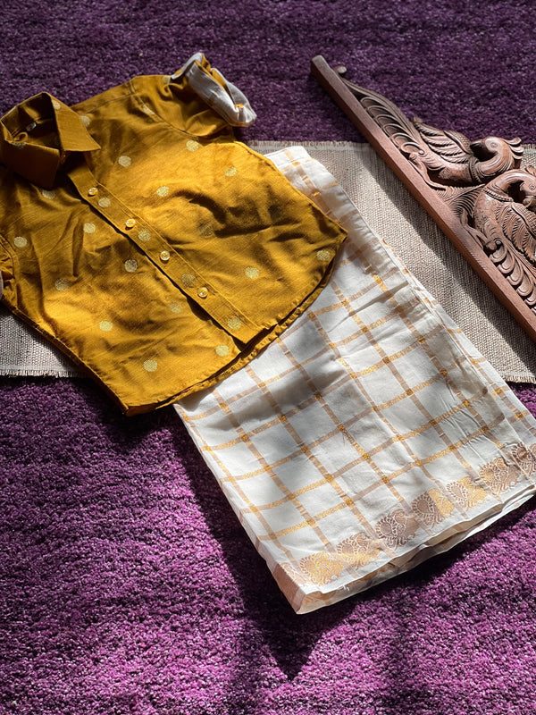 Boys Dhoti and Shirt