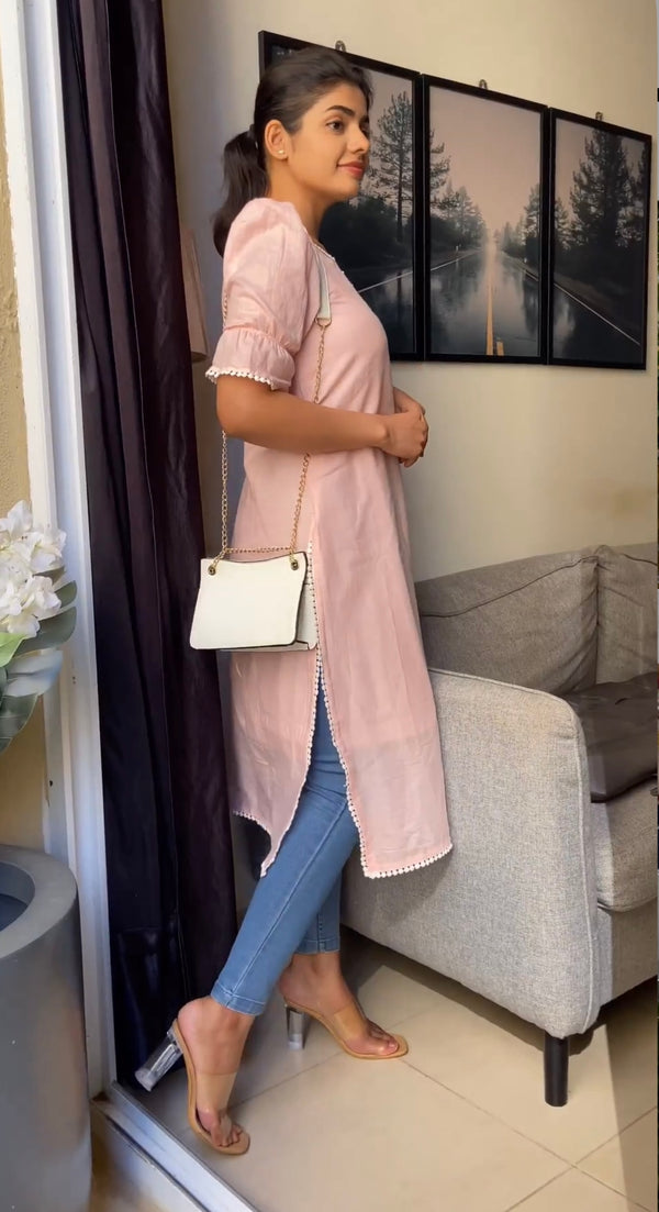 Gulabi pink - Kurta