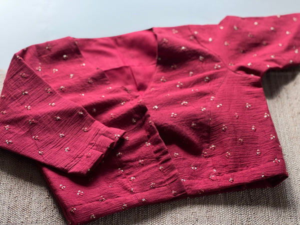 Sequins embroidered Blouse