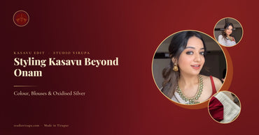 How to Style a Kasavu Saree Beyond Onam