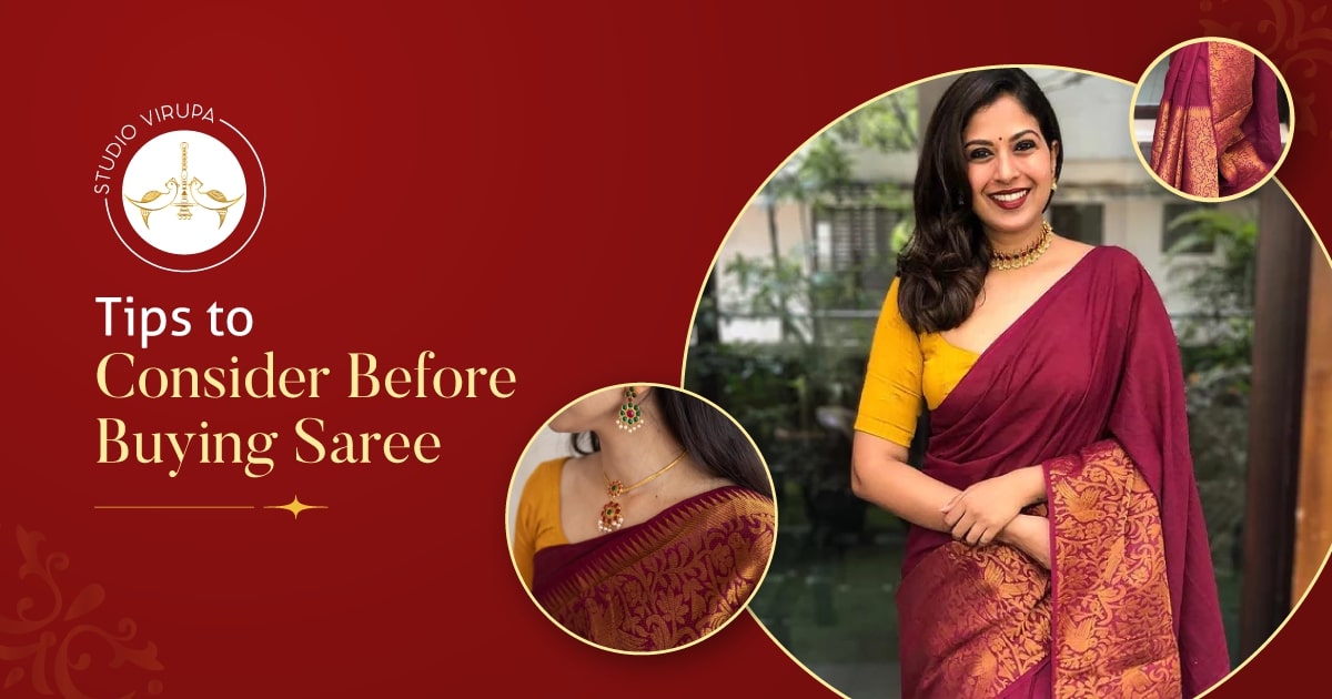 tips to consider before buying saree