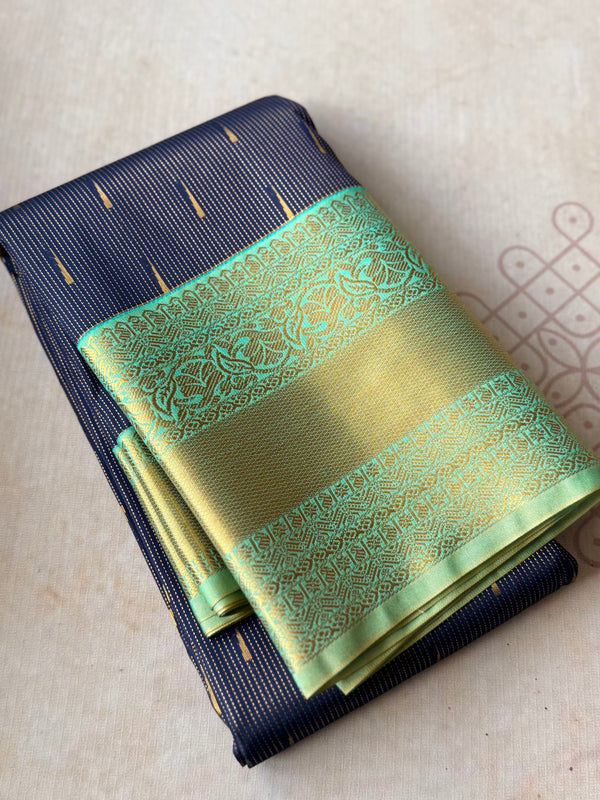 Semi Kanchi Silk Saree