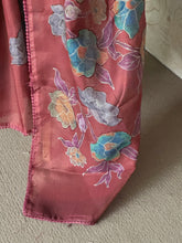 Shraddha - Linen Floral Applique Saree — Hakoba Lace Border