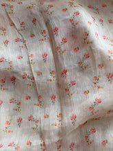 Floral Linen Silk Saree