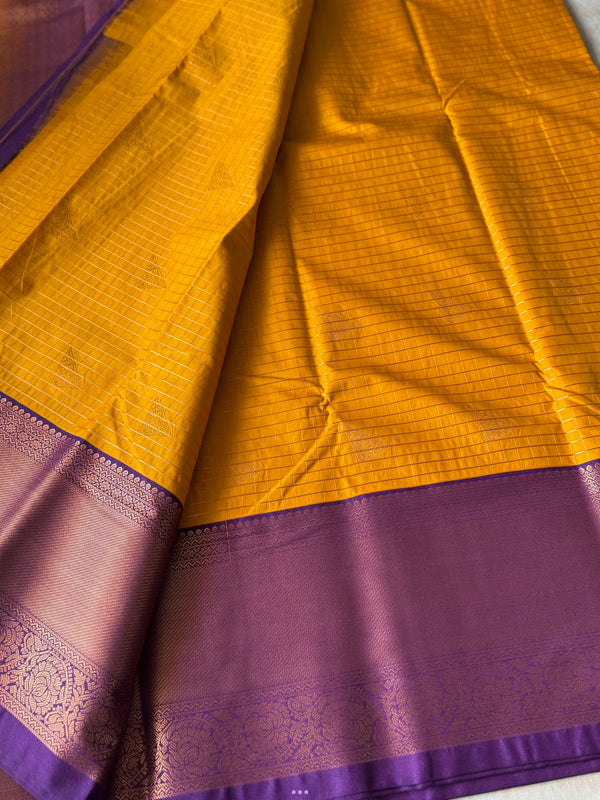 Semi Kanchi Silk Saree